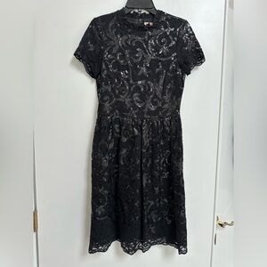 NWT Brooks Brothers Black Lace Dress
